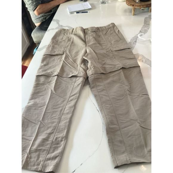 The North Face Mens Convertible Pants Shorts Khaki Sz XLT Short Court Hiking Out - Picture 2 of 13